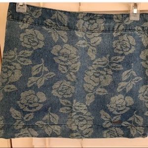 Abercrombie Skirt Sz 0 / 25 Shimmer Denim